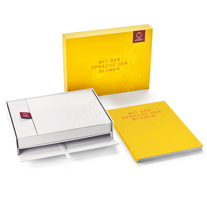 The Language of Flowers Collector Case and Companion Book in German